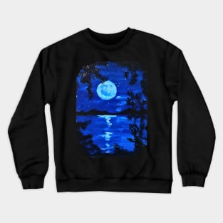 Full Moon Sillhoutte Crewneck Sweatshirt